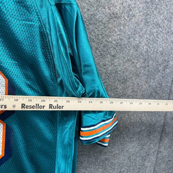 Vintage Ronnie Brown Miami Dolphins Jersey Men Large Aqua Equipment #23 Reebok - Picture 4 of 10